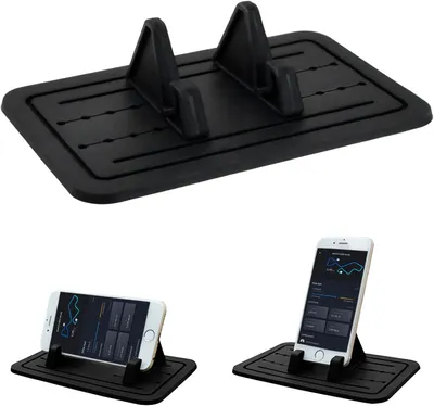 Produktbild von Handy-Halterung Handyhalterung KFZ-Handyhalterung Rutschfester KFZ-Handyhalter Universeller Silikon-Handyhalter für Smartphone