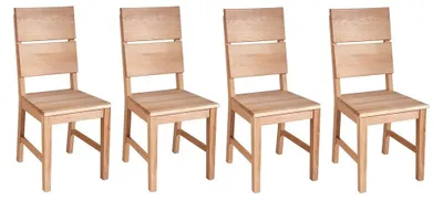 Produktbild von Esszimmerstuhl 4er-Set "Mike" Kernbuche geölt
