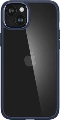 Obrázok produktu pre Spigen Crystal Hybrid, Ochranný obal, Apple, iPhone 15 Plus, 17 cm (6.7"), Námorná, Priehľadná