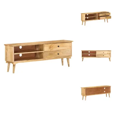 Immagine prodotto di mobile TV vidaXL 140x30x50 cm in legno massiccio di mango - Mobili TV
