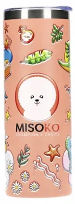 Produktbild von Misoko Trinkflasche Edelstahl 600 ml Koralle
