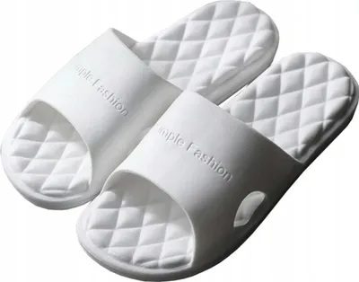 Produktbild von Badeslipper - Badesandalen - Damen - Leichte Schaumstoff- Badeschuhe - Für den Strand - Für das Schwimmbad - Weiß - 38-39