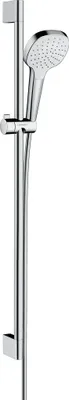 Obrázek produktu pro hansgrohe Croma Select E 1jet/Unica sprchová souprava 900 mm bílá/chrom, 1 ks.