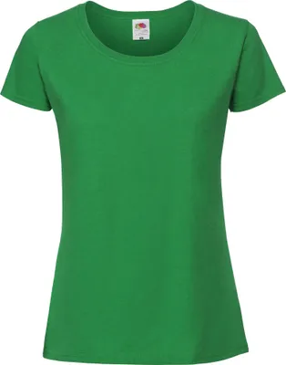 Produktbild von Fruit Of The Damen T-Shirt, enganliegend RW5975 (2XL) (Kellygrün)