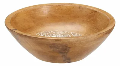 Obrázok produktu pre HOWHOMELY | Miska – kľúč – hnedá – 19 cm – z mangového dreva – dekoratívna miska – na ovocie – moderná