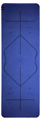 Obrázok produktu pre SUPERLETIC profesionálna podložka na jogu z TPE, protišmyková, antialergická, netoxická, 100 % biologicky odbúrateľná, 183 x 61 cm, hrúbka 5 mm, s popruhom na prenášanie