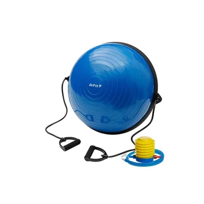 Zdjęcie produktu dla DrFit Platforma do balansowania trener równowagi z linkami ø 58 wys. 25 cm niebieska