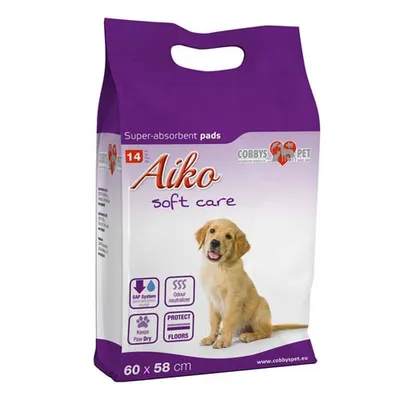 Obrázek produktu pro Podložka absorbční pro psy Aiko Soft Care 60x58cm 14ks
