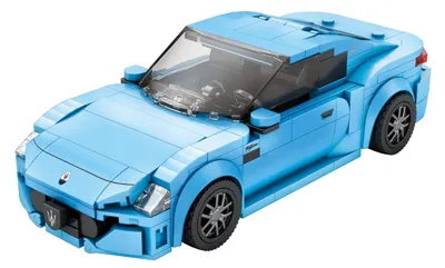 Image de Reobrix 824 Maserati GranTurismo 2024 - Voiture de sport - Jeu de construction à emboîter - 384 pièces - Bleu