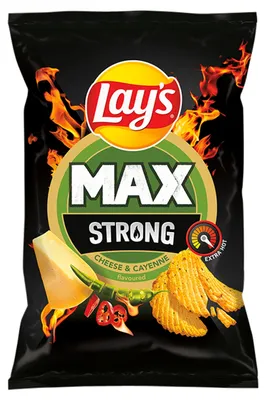Obrázok produktu pre Lay's Strong o smaku sera i cayenne 120 g