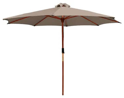 Produktbild von home24 Sonnenschirm - Grau