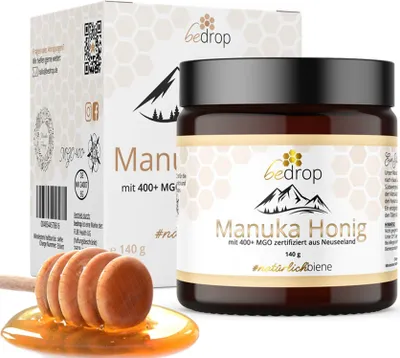 Produktbild von bedrop Manuka Honig 140g / MGO 400+