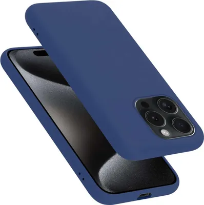 Produktbild von Cadorabo Hülle für Apple iPhone 15 PRO Hülle Silikon Handyhülle Case aus flüssigem Silikon, Kratzfeste und stoßfeste Schutzhülle für Apple iPhone 15 PRO