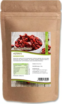Produktbild von Mynatura getrocknete Berberitzen – ab 1Kg