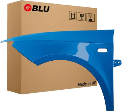 Immagine prodotto di BLU Parafango compatibile con Seat Ibiza (6J - IV 4. Generation) LZ5F Sinistra Blau SprintBlau Metallic | 2008-2017 | Anteriore | Verniciato | Pronto per il montaggio | Zincato