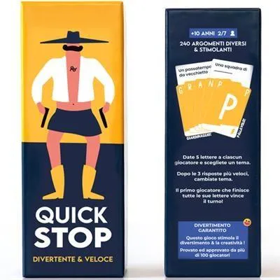 Zdjęcie produktu dla Asmodee Quickstop, Gra karciana, Przyjęcie, 10 lat(a)