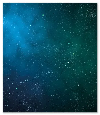 Produktbild von Wallario Herdabdeckplatte aus Glas, Größe 52 x 60 cm 1-teilig, Motiv Sternenhimmel - Milchstraße und Sterne bei Nacht