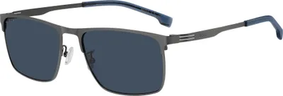 Produktbild von Hugo Boss BOSS 1837/G/S Matte dark ruthenium 57/18/145 Herren Sonnenbrillen