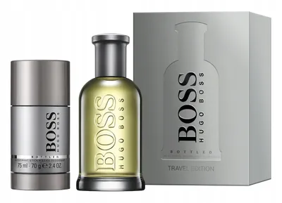 Zdjęcie produktu dla Hugo Boss Bottled Travel Edition Zestaw Woda toaletowa, 100ml + dezodorant sztyft 75ml