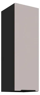 Obrázek produktu pro Vysoká horní skříňka AGAFIJA - šířka 30 cm, cashmere / černá