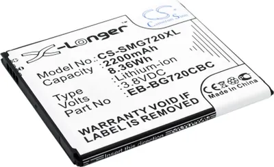 Produktbild von TECHTEK Akku Kompatibel mit [Samsung] Galaxy Grand 3, Galaxy Grand 3 Duos, Galaxy Grand Max, SM-G7200, SM-G7202, SM-G7202D, SM-G720AX, SM-G720N0 Erse