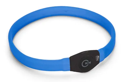 Obrázek produktu pro Obojek LED Longhair blue Visio Light pro dlouhosrsté psy
