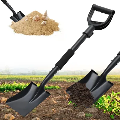 Productafbeelding van Tuinschep met steel, 77 cm, robuuste schep