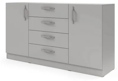 Productafbeelding van Furniture24 Kommode Braga Brk1S-Um, dressoir, 155 X 85 X 40 Cm - Grijs