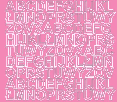 Immagine prodotto di Adesivi con lettere autoadesivi, 2 cm, rosa opaco