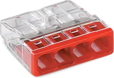 Zdjęcie produktu dla Wago 2273-204, Końcówka z pinami, Prosty, Żeńska, 450 V, Skrzynka przyłączeniowa, 100 szt.