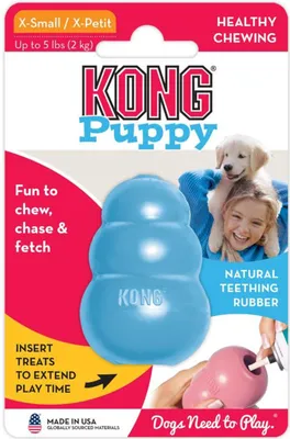Produktbild von KONG Welpenspielzeug Puppy XS - natürliches Kauspielzeug für kleine Hunde