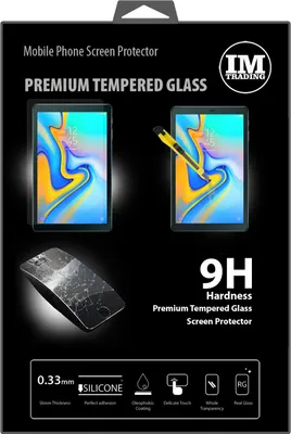 Produktbild von cofi1453® Schutzglas 9H kompatibel mit Samsung Galaxy Tab A 2018 10,5 Zoll (SM-T590 / SM-T595 ) Displayschutzfolie Panzerfolie Passgenau