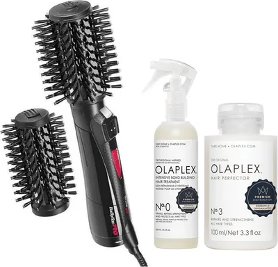 Produktbild von BaByliss PRO Rotating 800 Hot Air Styler BAB2770E + Olaplex No.0 Intensive Bond Building Hair Treatment 155ml + Olaplex Hair Perfector No.3 100ml