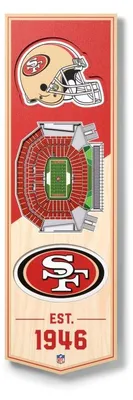 Produktbild von San Francisco 49ers 3D Stadium Banner
