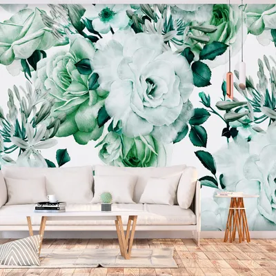 Produktbild von Basera Selbstklebende Fototapete Bluemenmotiv b-B-0379-a-d, mit UV-Schutz, 441x315 cm