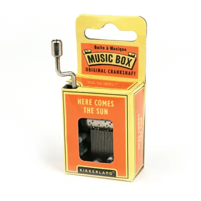 Produktbild von Mechanische Mini-Drehorgel Here comes the Sun spielt Beatles-Hit, ca. 5 cm lang