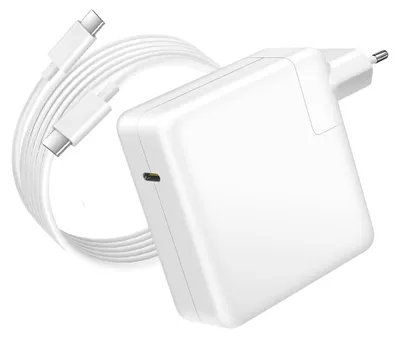Zdjęcie produktu dla Avizar, Ładowarka sieciowa USB-C do MacBooka, szybkie ładowanie, 96W - Biały, Biały