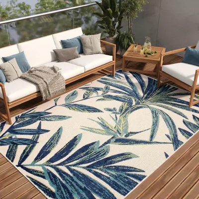 Obrázek produktu pro Koberec Tapiso PATIO Outdoor – koberec na balkon a terasu, odolný proti povětrnostním vlivům a snadno se udržuje, 140 x 200 cm
