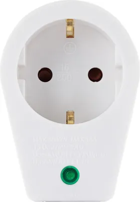 Produktbild von REV Steckdosenadapter 1-fach weiß