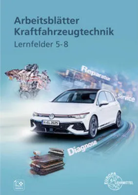 Image de Arbeitsblätter Kraftfahrzeugtechnik Lernfelder 5-8