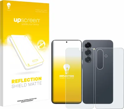 Produktbild von upscreen Schutzfolie für Samsung Galaxy S25 Enterprise Edition (Display+Rückseite) Displayschutz Displayschutzfolie Folie Matt Entspiegelungsfolie