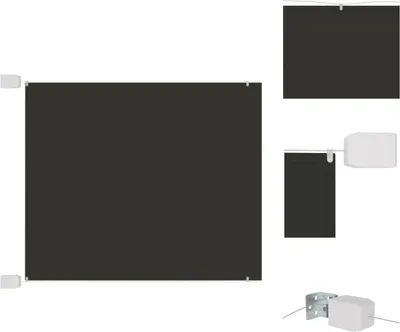 Produktbild von vidaXL Senkrechtmarkise Anthrazit 180x1000 cm Oxford-Gewebe -  Sonnenschirme & Sonnenschutze