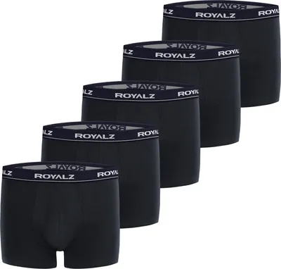 Produktbild von ROYALZ Boxershorts 5er Pack Herren Boxer Retro Shorts Unterhosen Set Trunk Unterwäsche klassisch (95% Baumwolle 5% Elasthan)