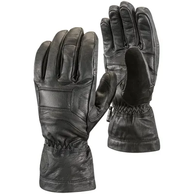 Schwarze Handschuhe "Kingpin" von Black Diamond; geeignet für Outdoor-Aktivitäten.