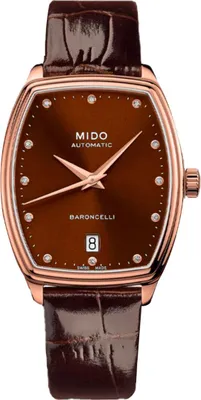 Produktbild von Mido Damenuhr Automatik Saphirglas Leder Rosa 10 ATM M0413073629600