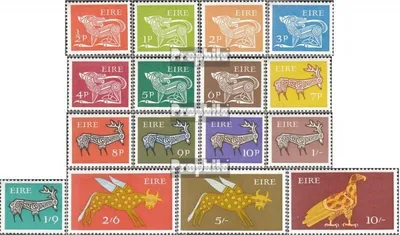Produktbild von Briefmarken Irland 1968 Mi 210-225 (kompl.Ausg.) postfrisch Kunst