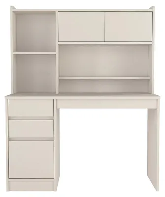 Produktbild von Schreibtisch mit Stauraum - Beige - OLADIA