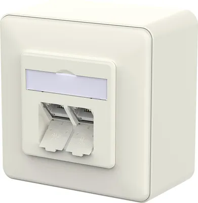 Obrázek produktu pro METZ CONNECT 130D380002-I, RJ-45, Bílá, 1 kusů