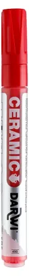 Produktbild von Darwi 6x Keramikfarbe, Marker 2mm Spitze, 6ml, Zinnober DA0340013490C