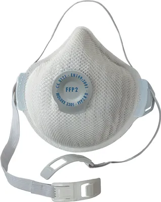 Produktbild von Atemschutzmaske AIR Plus 330501 FFP2/V R D m.Ausatemventil 5St./KT MOLDEX